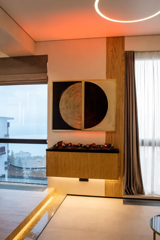 Большая романтическая студия с джакузи и видом на море в ЖК Моравия