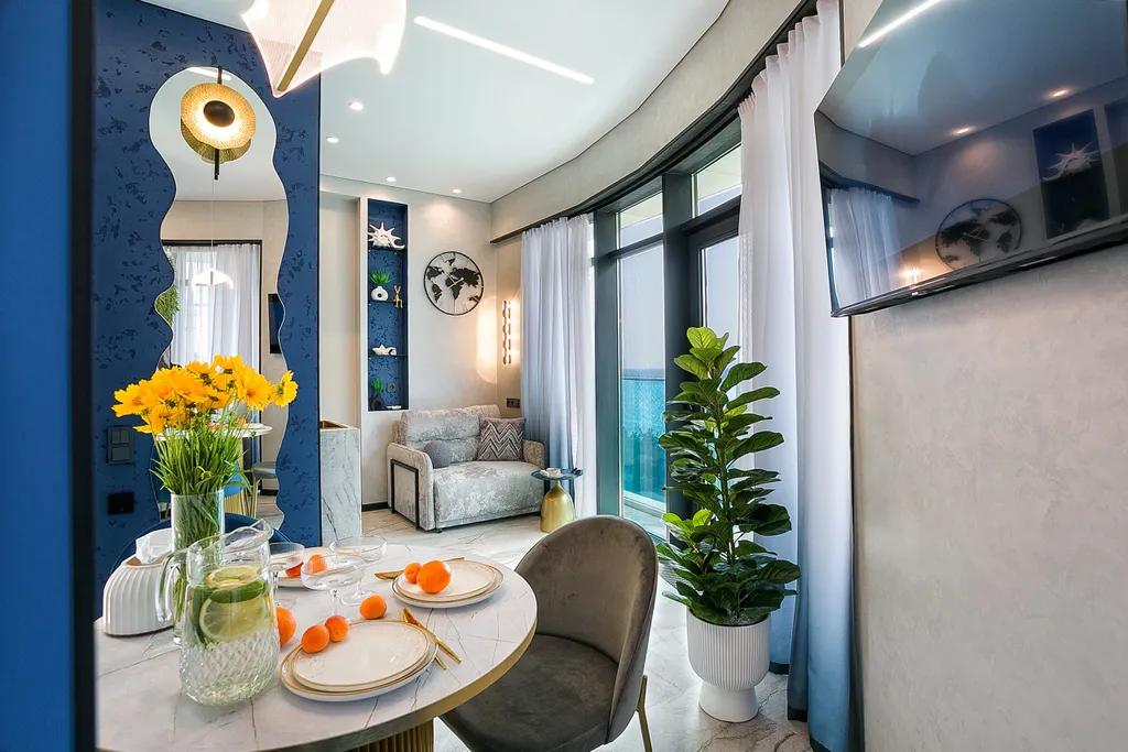 Уютная квартира Аквамарин с видом на море — аренда посуточно в Ялта