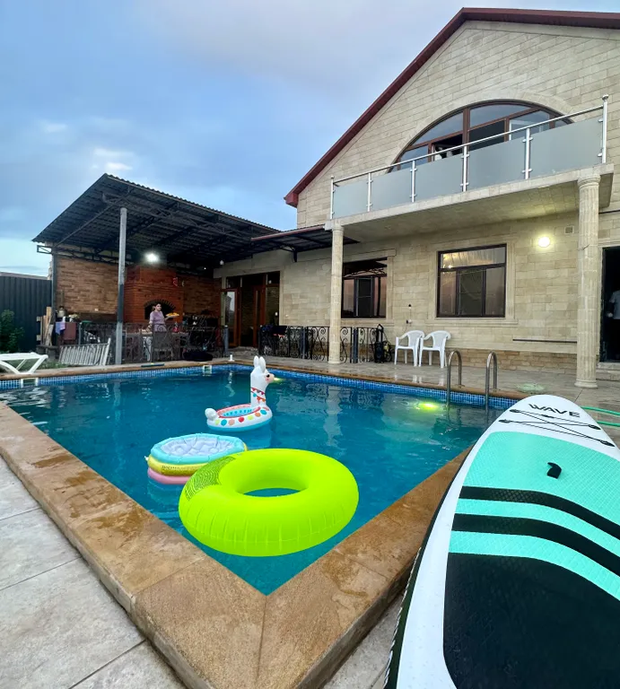 Дом у моря, бассейн, парная, зона барбекю