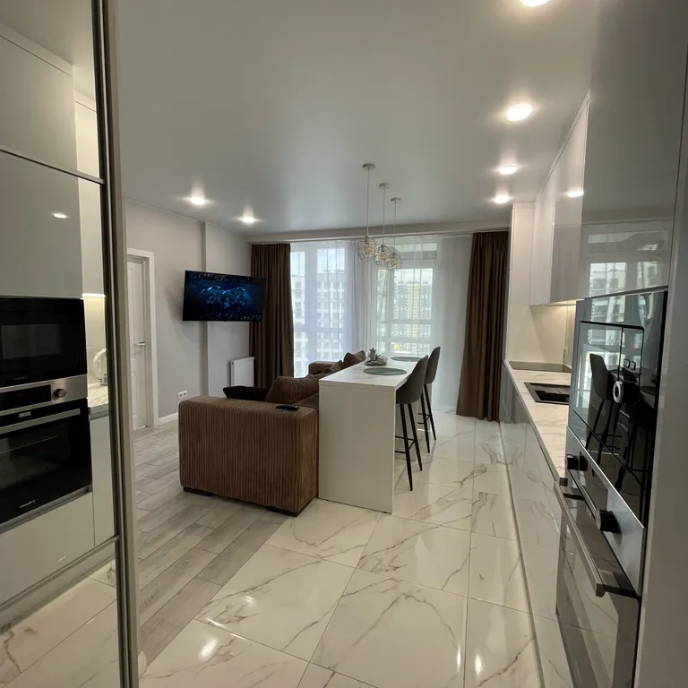 Квартира с красивым видом на вечерний Минск мир — аренда посуточно в Минск