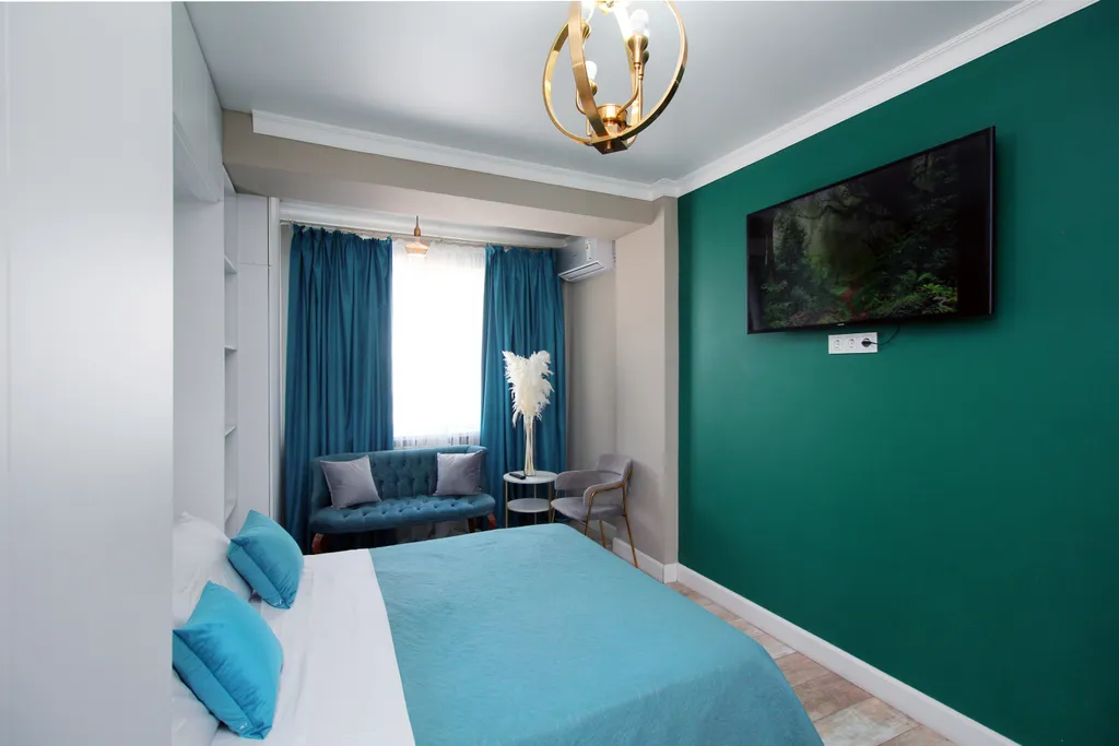 Уютная квартира с видом на горы и Коктобе