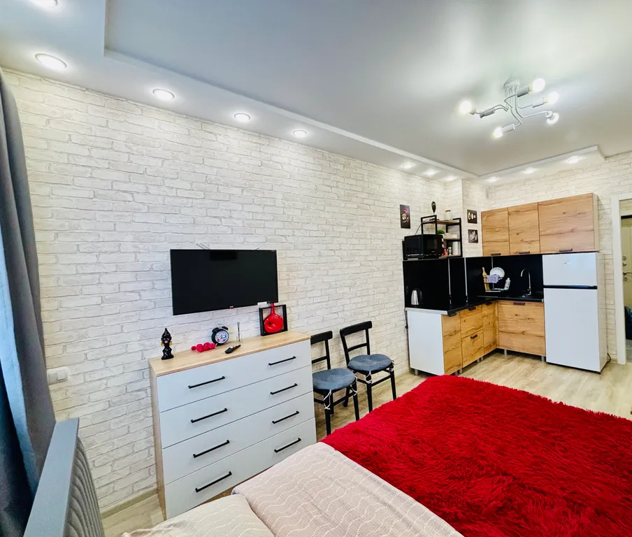 Комфортабельная студия с красивым видом на город