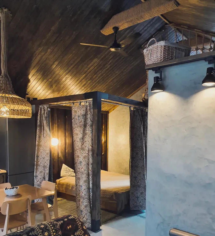 Барнхаус для отдыха у леса и реки