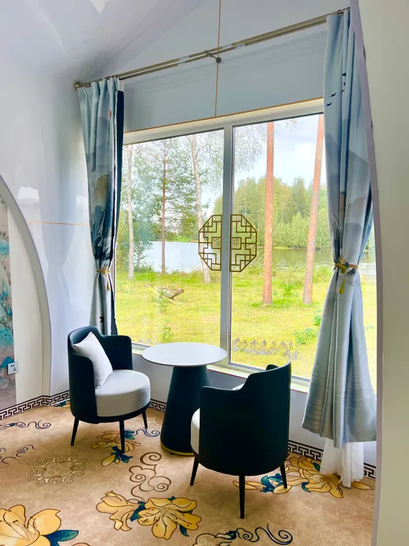 База отдыха Хэйлун Дом №6 Санья вид на озера