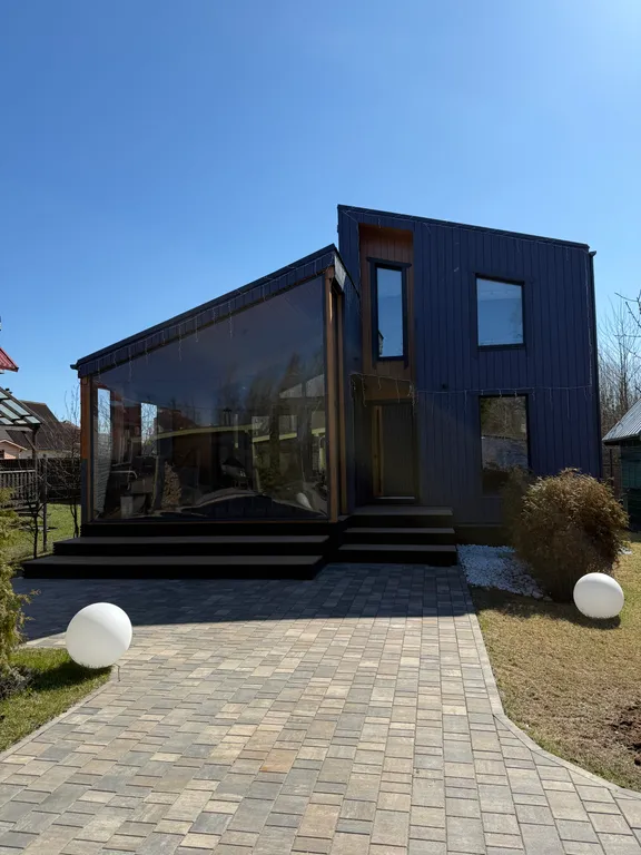 Коттедж LOFT RAZLIV — финский очаг, барбекю, 6 гостей, Курортный район