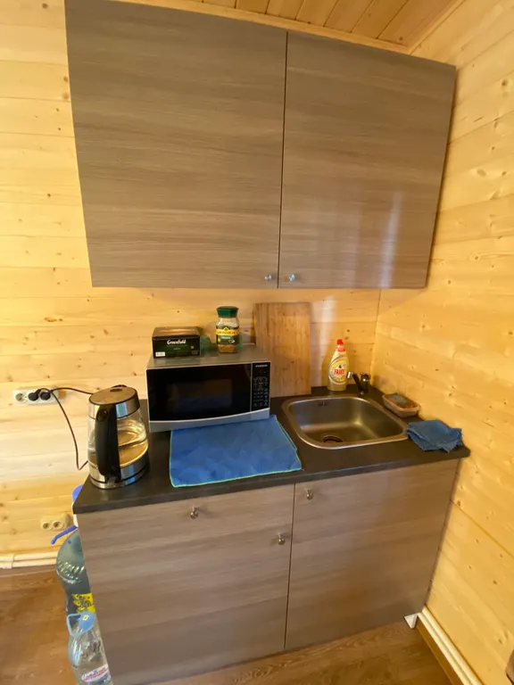 Домик с русской баней на дровах + сибирский банный чан