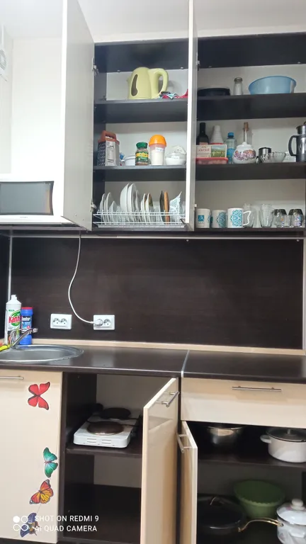 Уютная студия с видом на закат