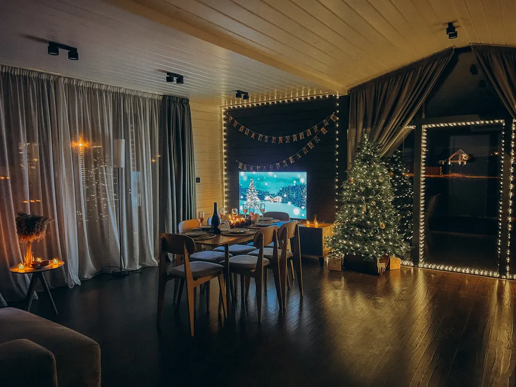 Дизайнерский дом с гриль-мангалом, сауной и большой террасой