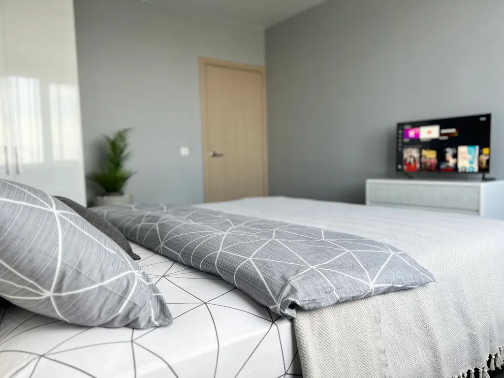 Видовая двухкомнатная квартира в тихом местечке