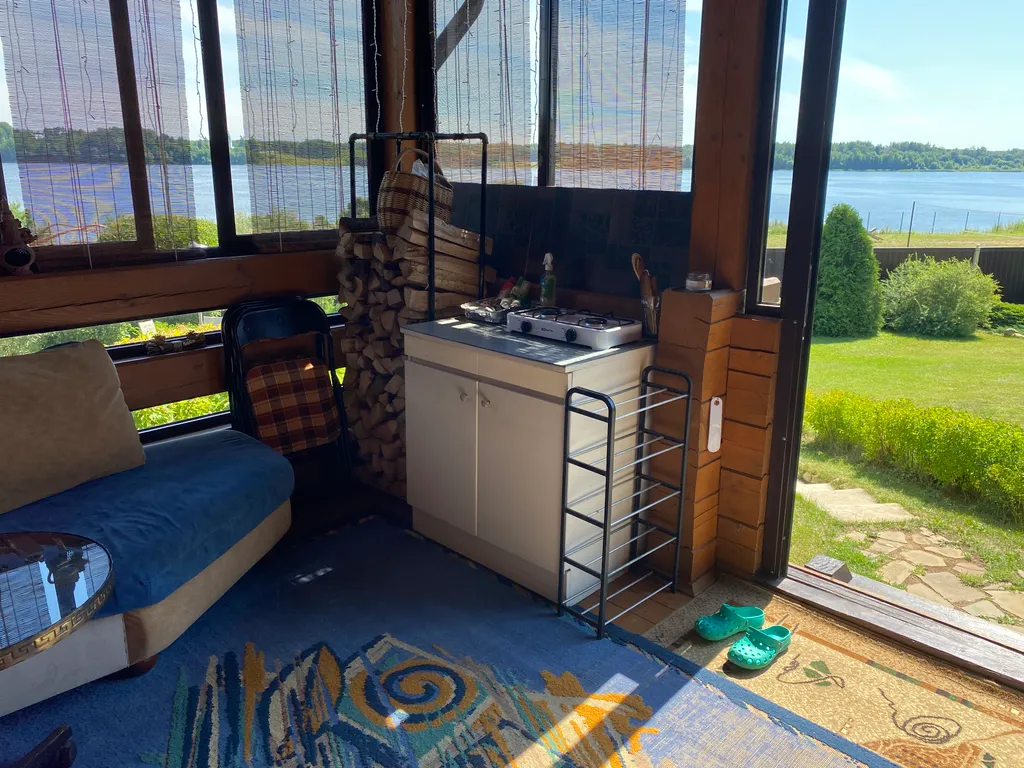 Дом-баня с видом на Волгу