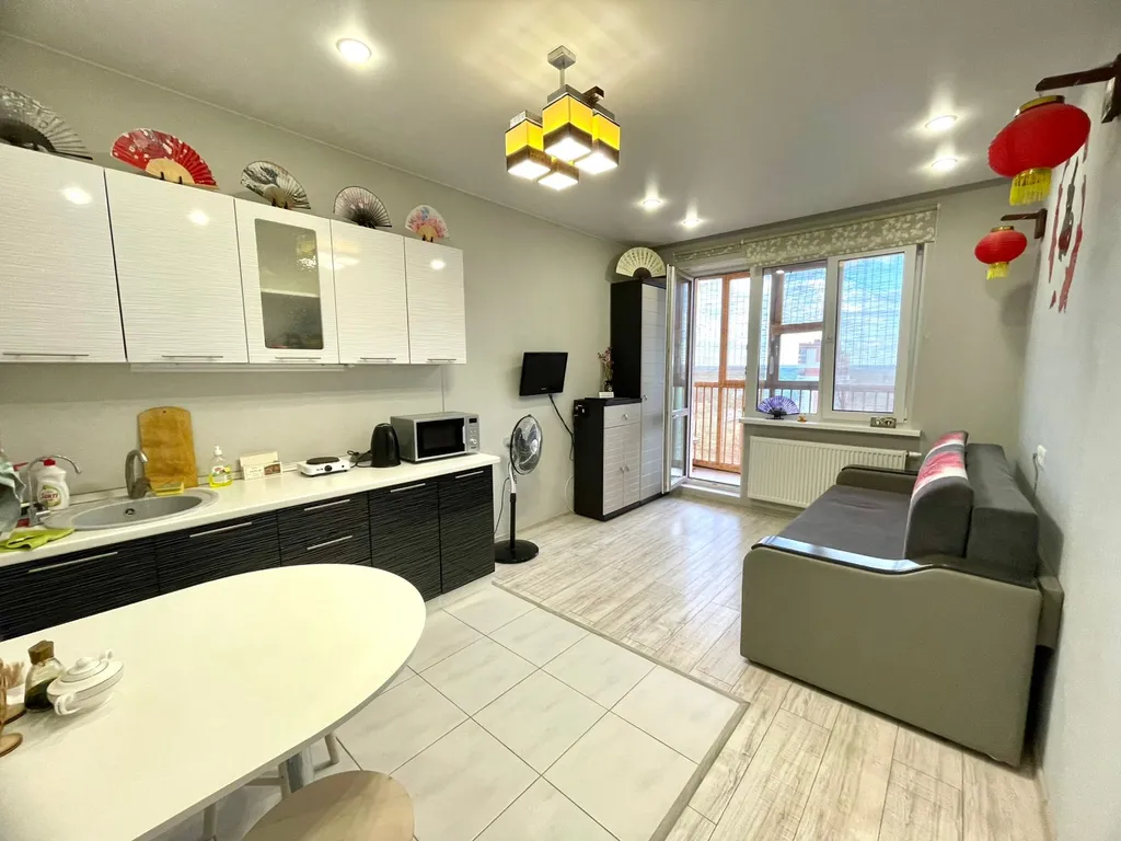 Уютная студия в тихом зелёном районе