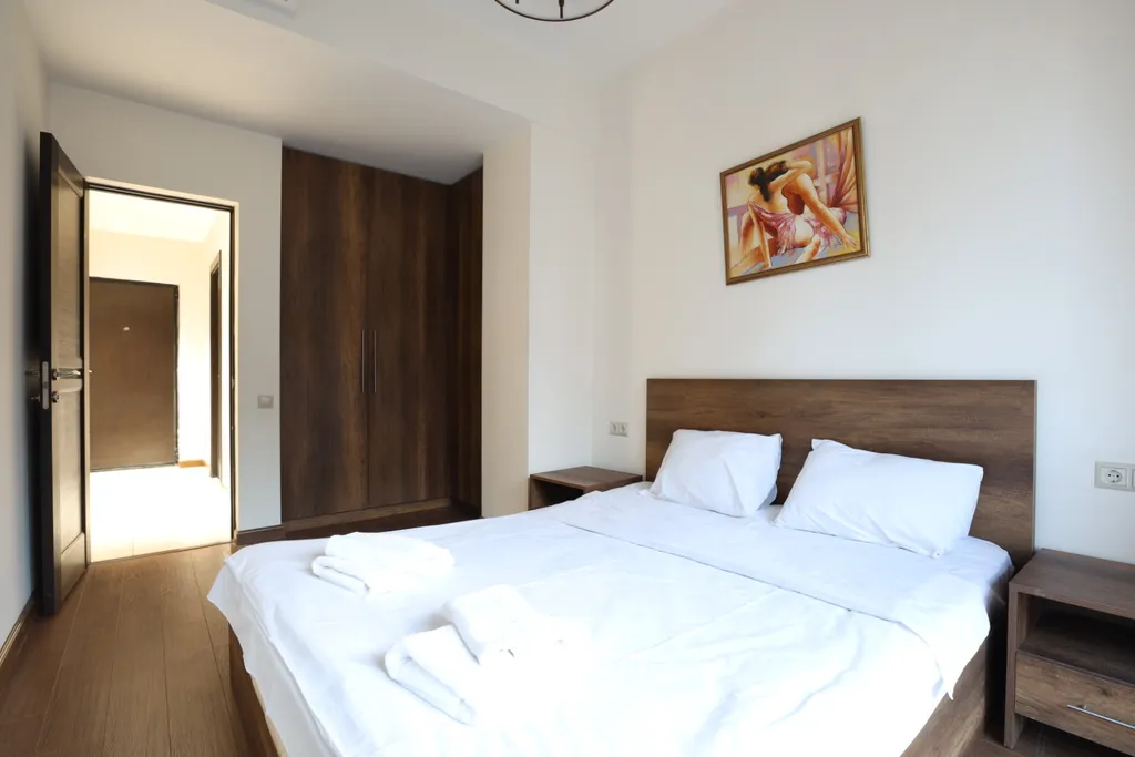 Апартаменты с 1 спальней с балконом