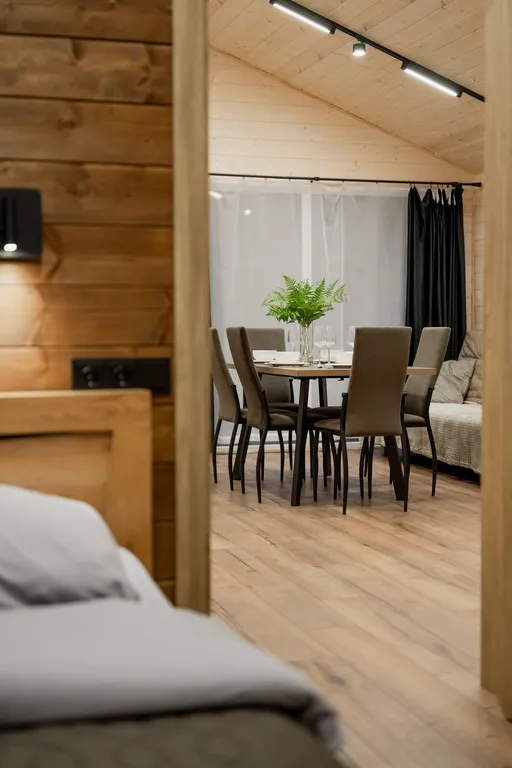 2-комнатный коттендж на границе с лесом, 69м²