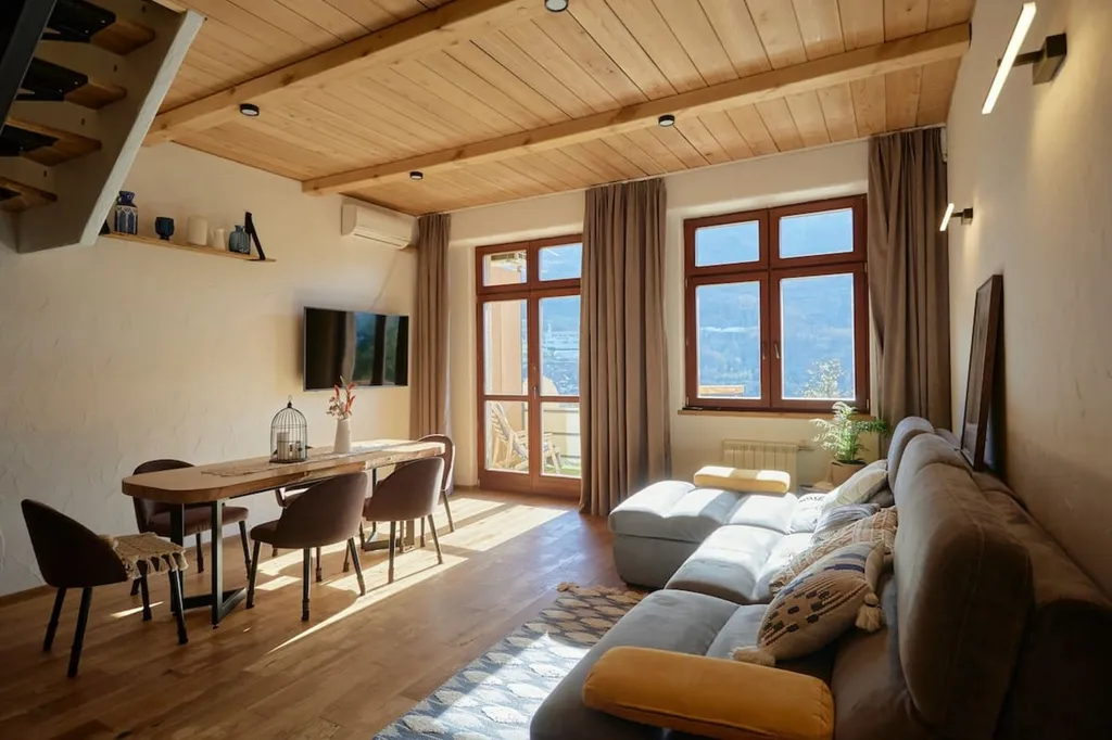 Шале художника с невероятно красивым видом