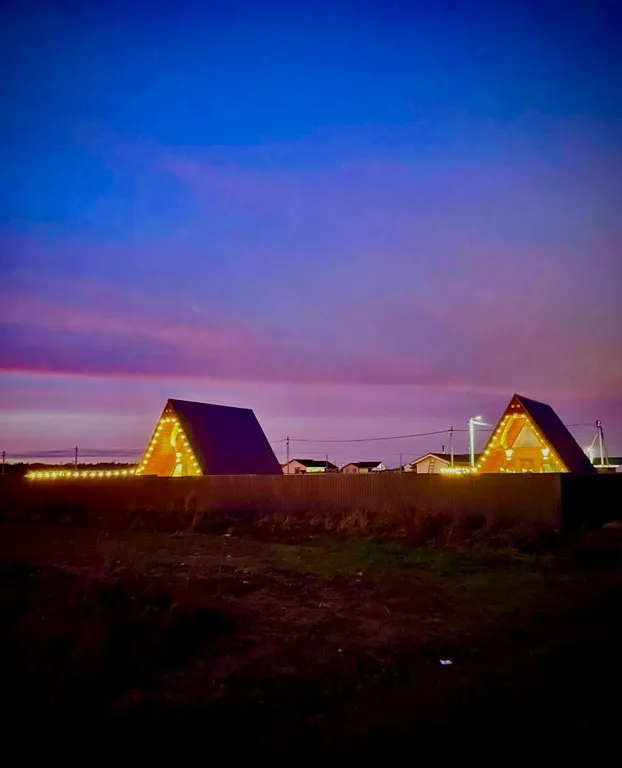 Коттедж Дом шалаш с баней — Санкт-Петербург