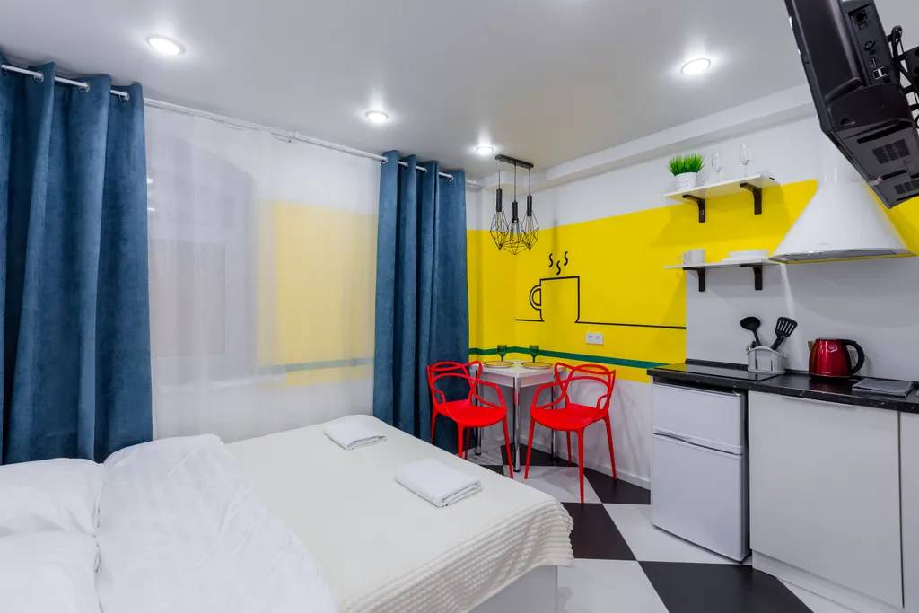 Квартира Современный апартаменты студия — Санкт-Петербург