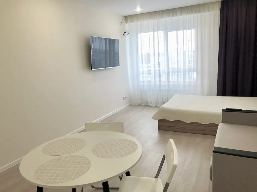 Просторная студия с красивым видом с высоты