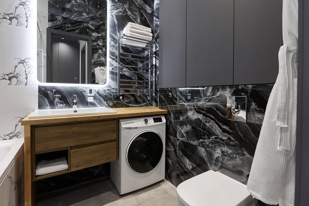 Квартира Квартира Дизайнерский лофт для двоих с ванной у окна и панорамным видом — Москва