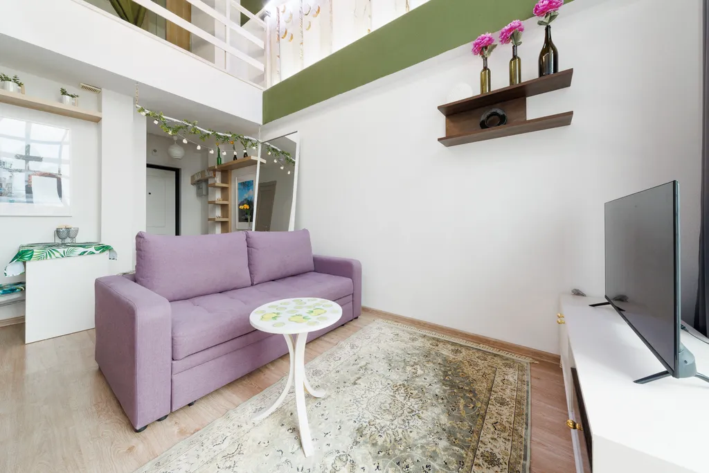 Двухуровневая мансарда у цирка