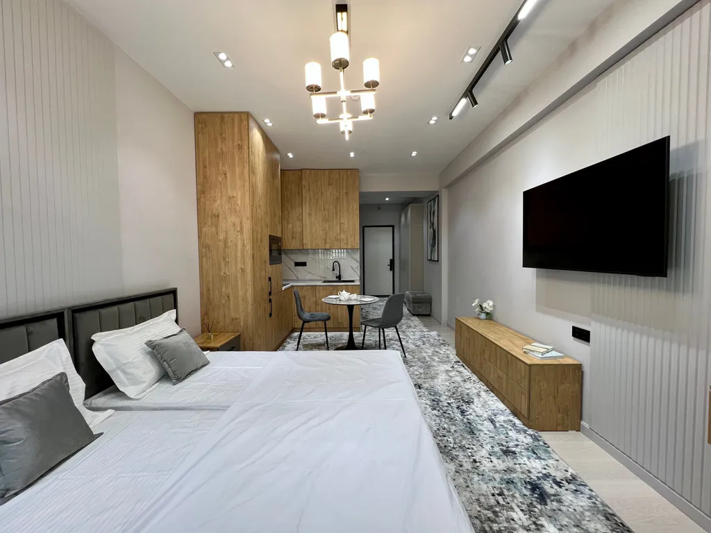 Апартаменты-студия на небоскрёбе U-tower 56