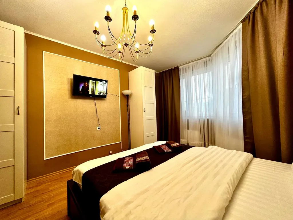 Шикарная квартира в химках для 1-4 гостей, с просторной лоджией