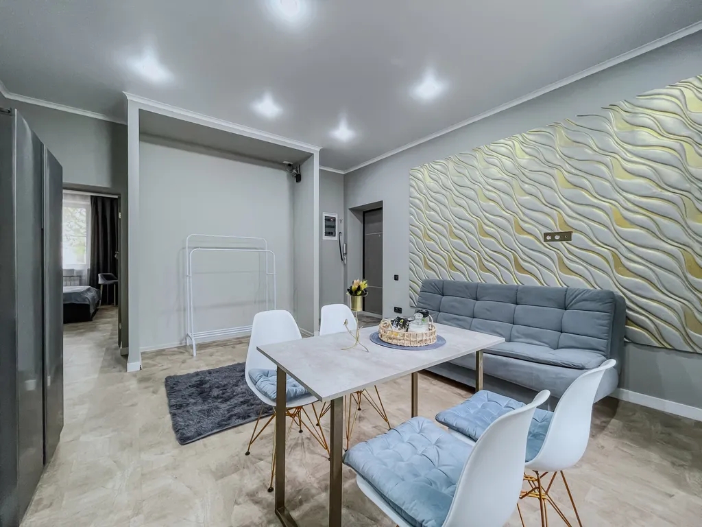 Стильная квартира с кроватью king-size