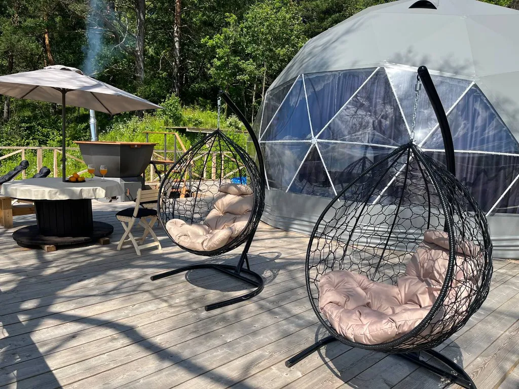 Глэмпгеокупол Домик на Оке