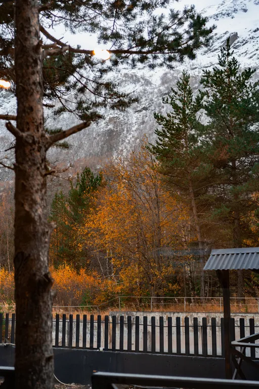 Двухэтажный A-Frame дом у реки Гарабаши с видом на горы