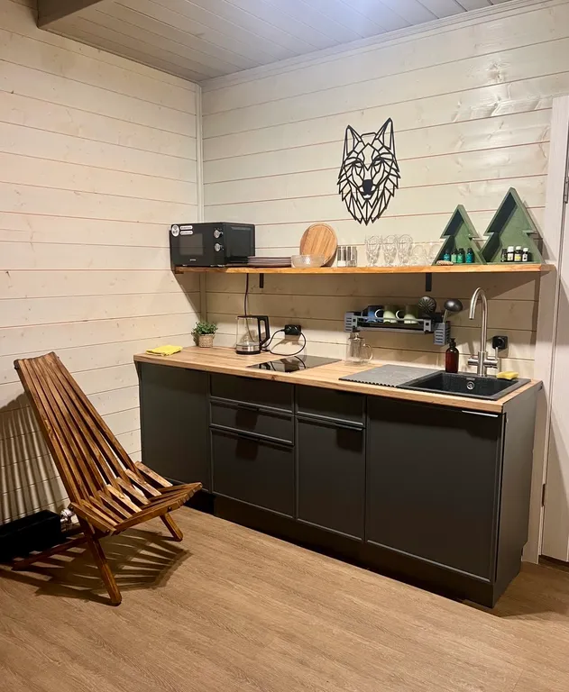 Дом баня с чаном