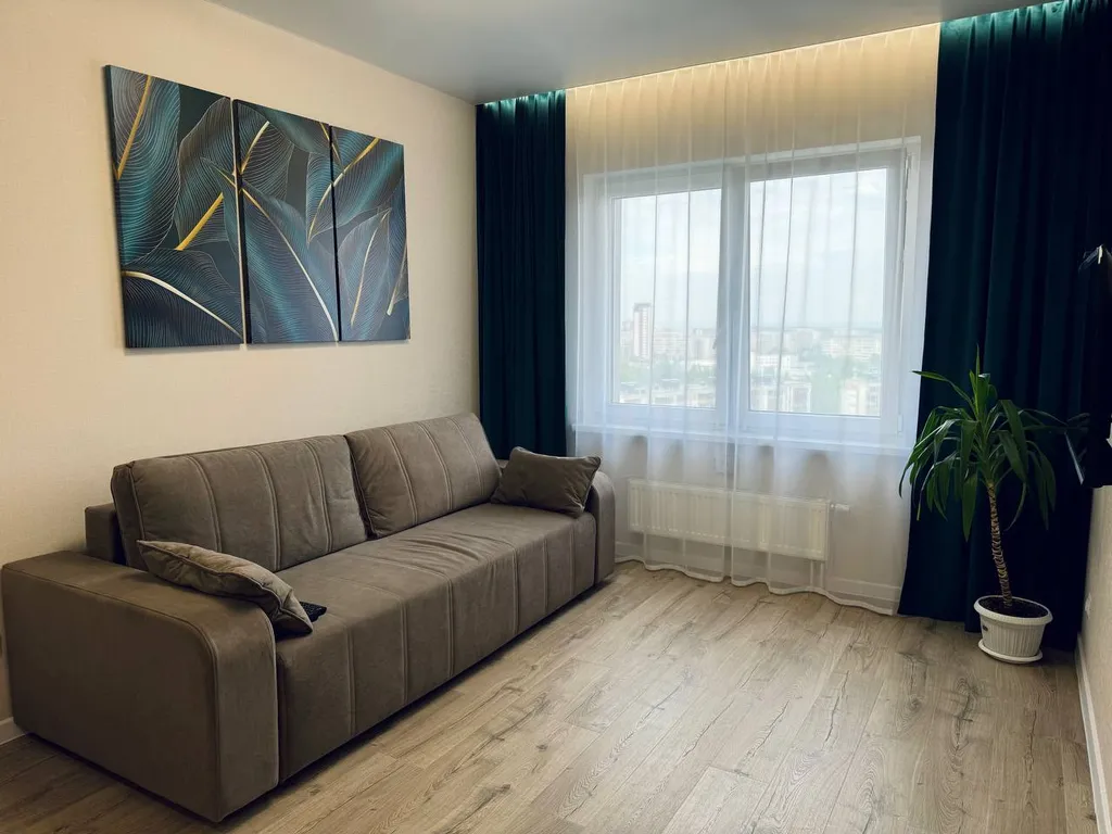 Уютная 1-комнатная квартира с прекрасным видом на город