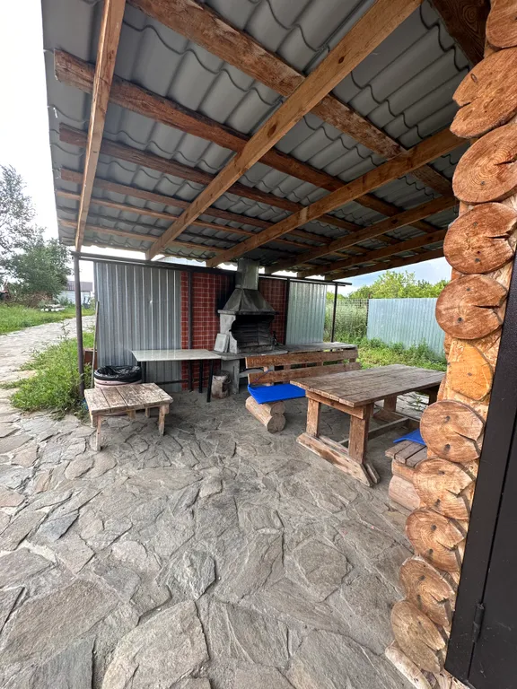 Дом в русском стиле Гжель