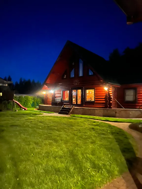 Загородный дом с баней