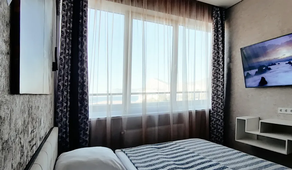 Апартаменты в Atlas Apart-Hotel SPA, вид на море и 4 бассейна