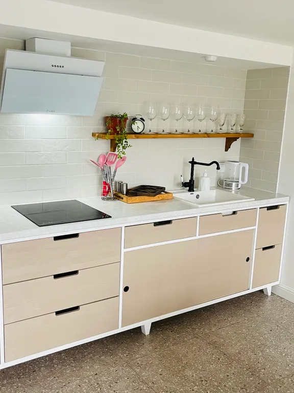 Двухуровневая лофт квартира с выходом в сад