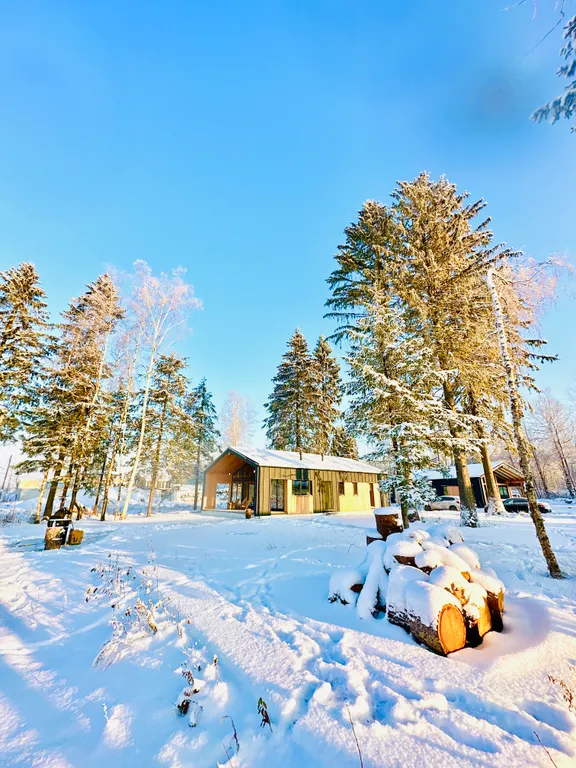 Коттедж Новые зимние дома в 5 минутах от главных горнолыжных курортов — Коробицыно