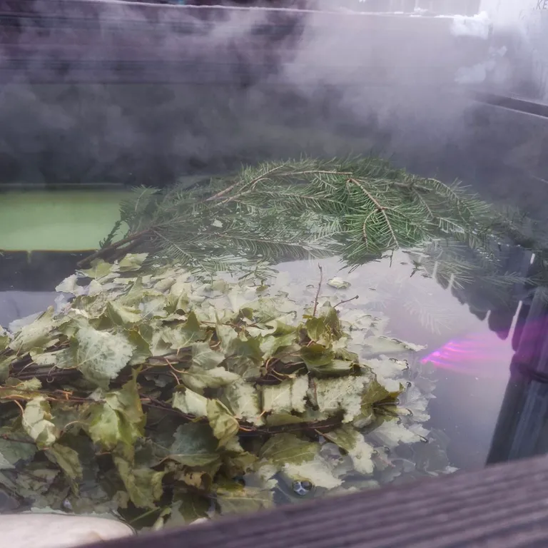 Дом с террасой у реки