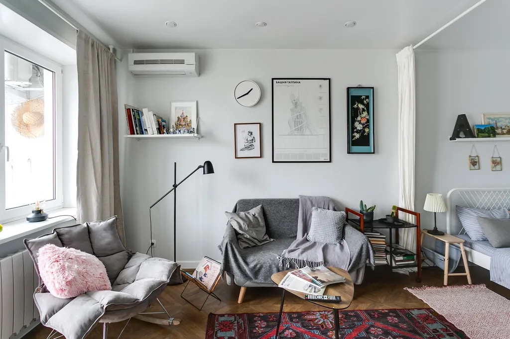 Скандинавская винтажная квартира Смарт Хост