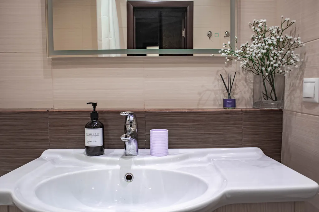 Квартира с красивым зеркалом