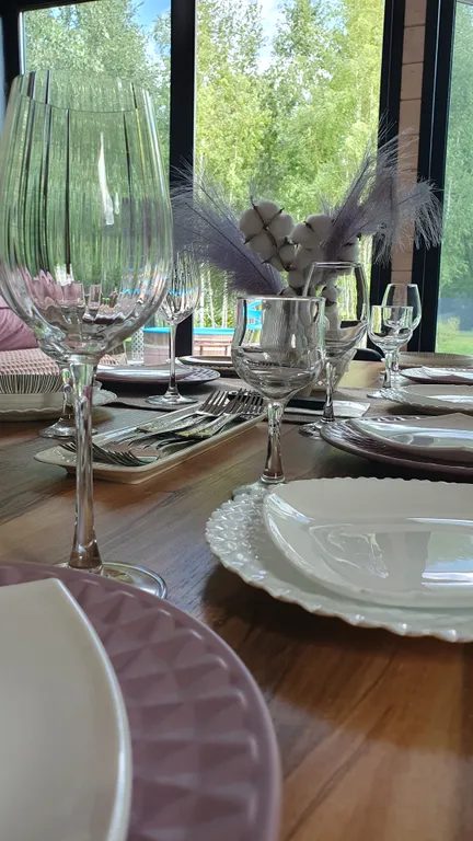 Домик в лесу А-фрейм вилладж