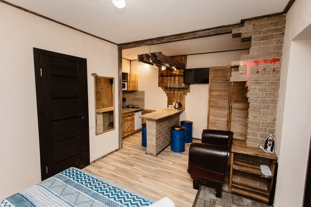 Студия # 1 с парковкой и мангалом