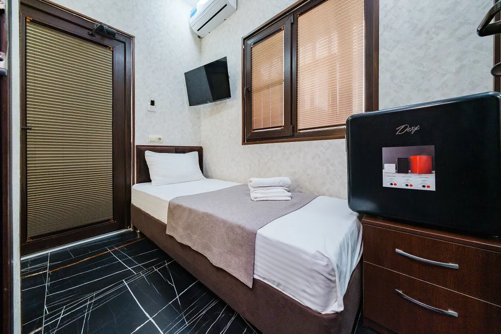 Двухместный бюджетный номер с двумя раздельными кроватями