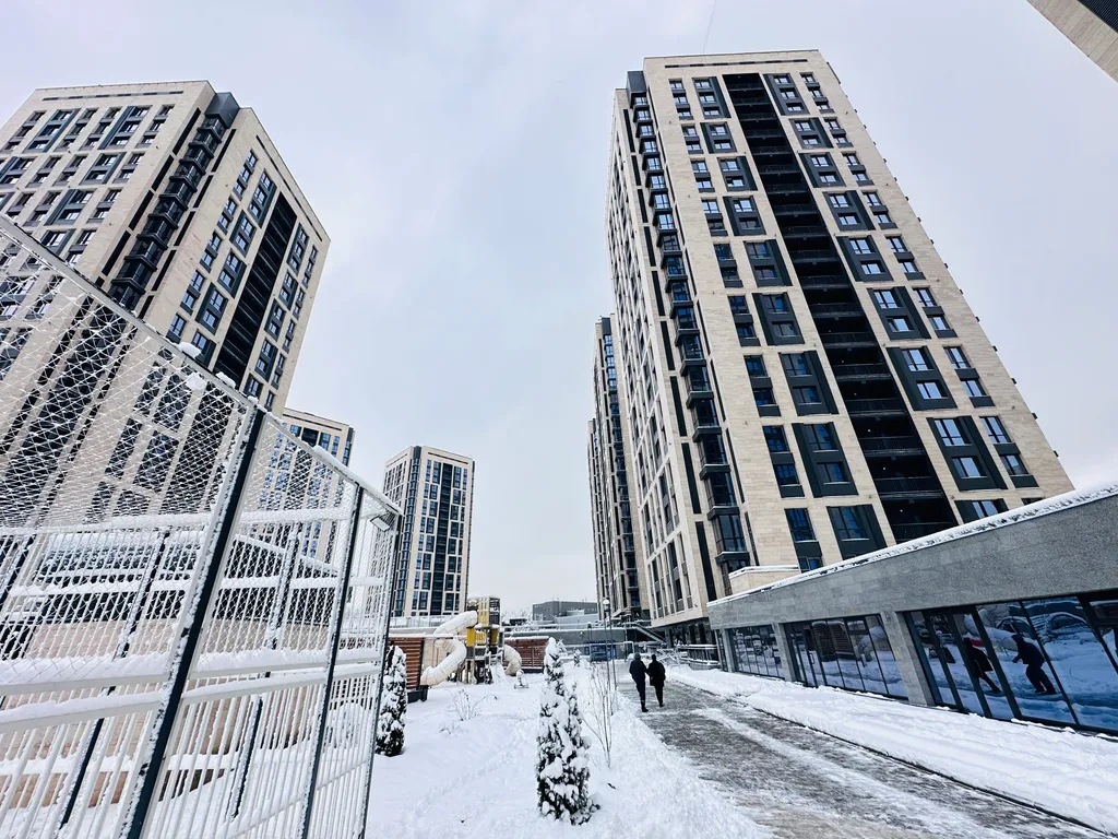 Двухкомнатная квартира с видом на город