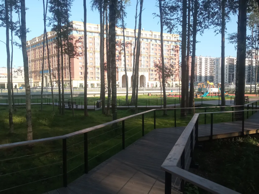 Квартира Квартира Уютная студия с видом на залив,заповедник,Газпром башню Лахта — Санкт-Петербург