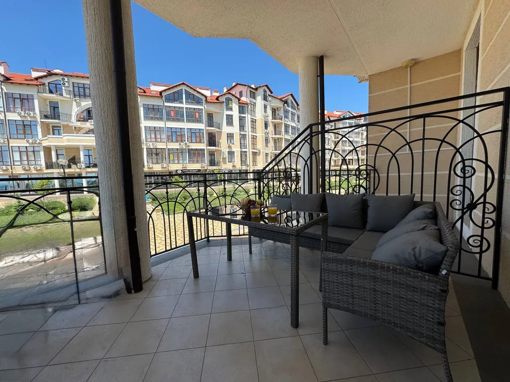 Квартира Квартира Студия с террасой и видом на море в ЖК Черноморский-2 — Геленджик