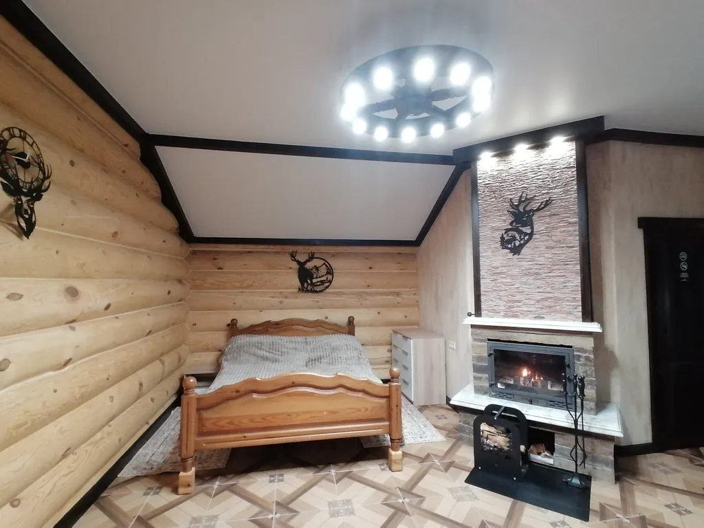 Уютный дом с гаражом у горной речки с видом на горы