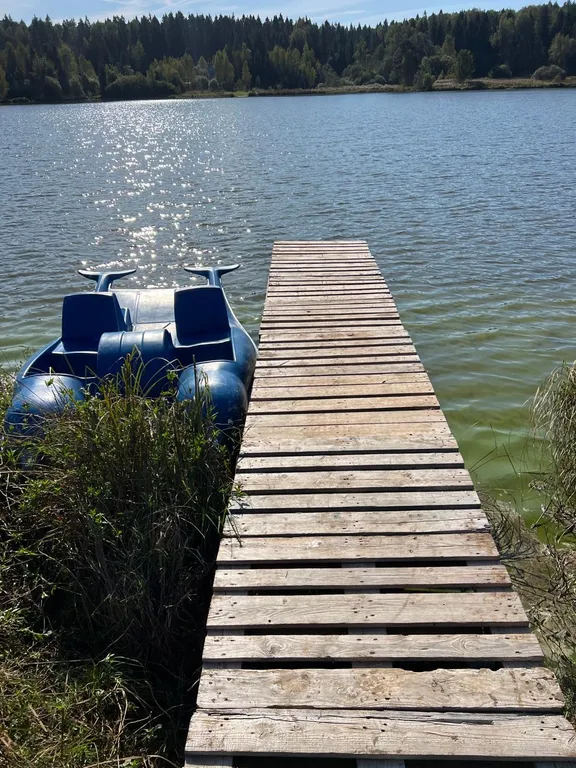 Дом с баней на берегу озера