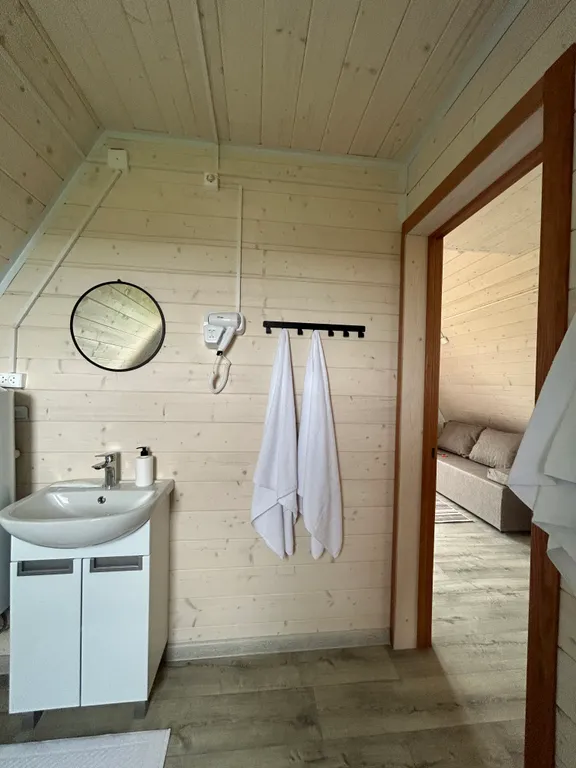 Новый a-frame с видом на море