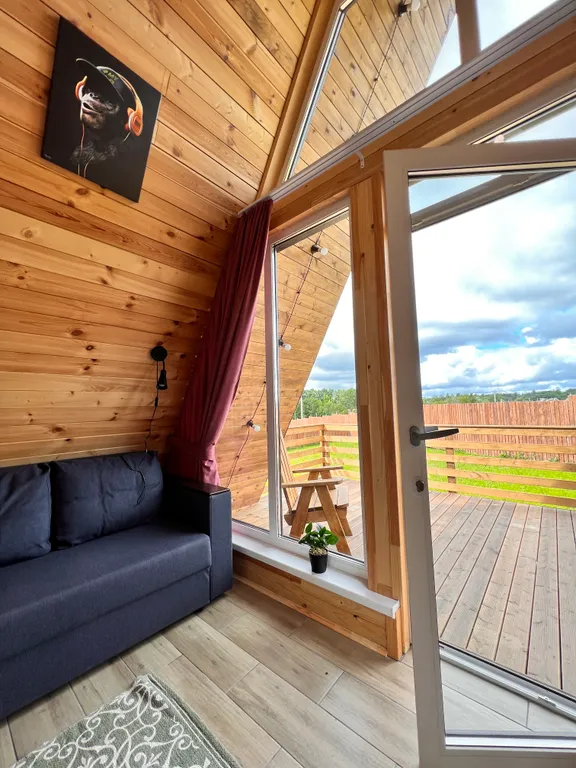 Коттедж Современный дом в стиле a-frame — Иннолово