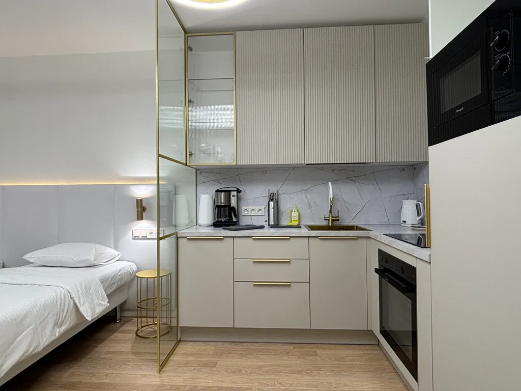 Студия на 17 этаже ЖК Repin Towers