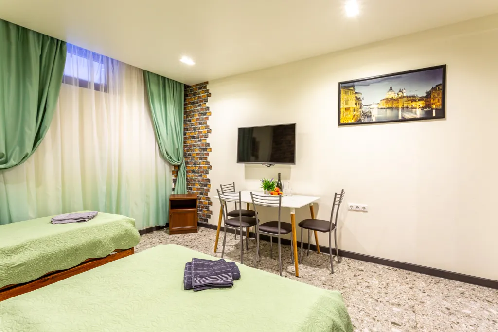 Уютная студия в самом ЦЕНТРЕ курорта на 3х человек